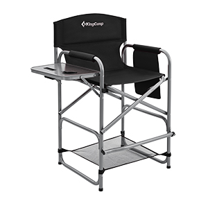 King Camp 2023 tall director chair кресло скл. сталь (82/58×59×67/103 cm)