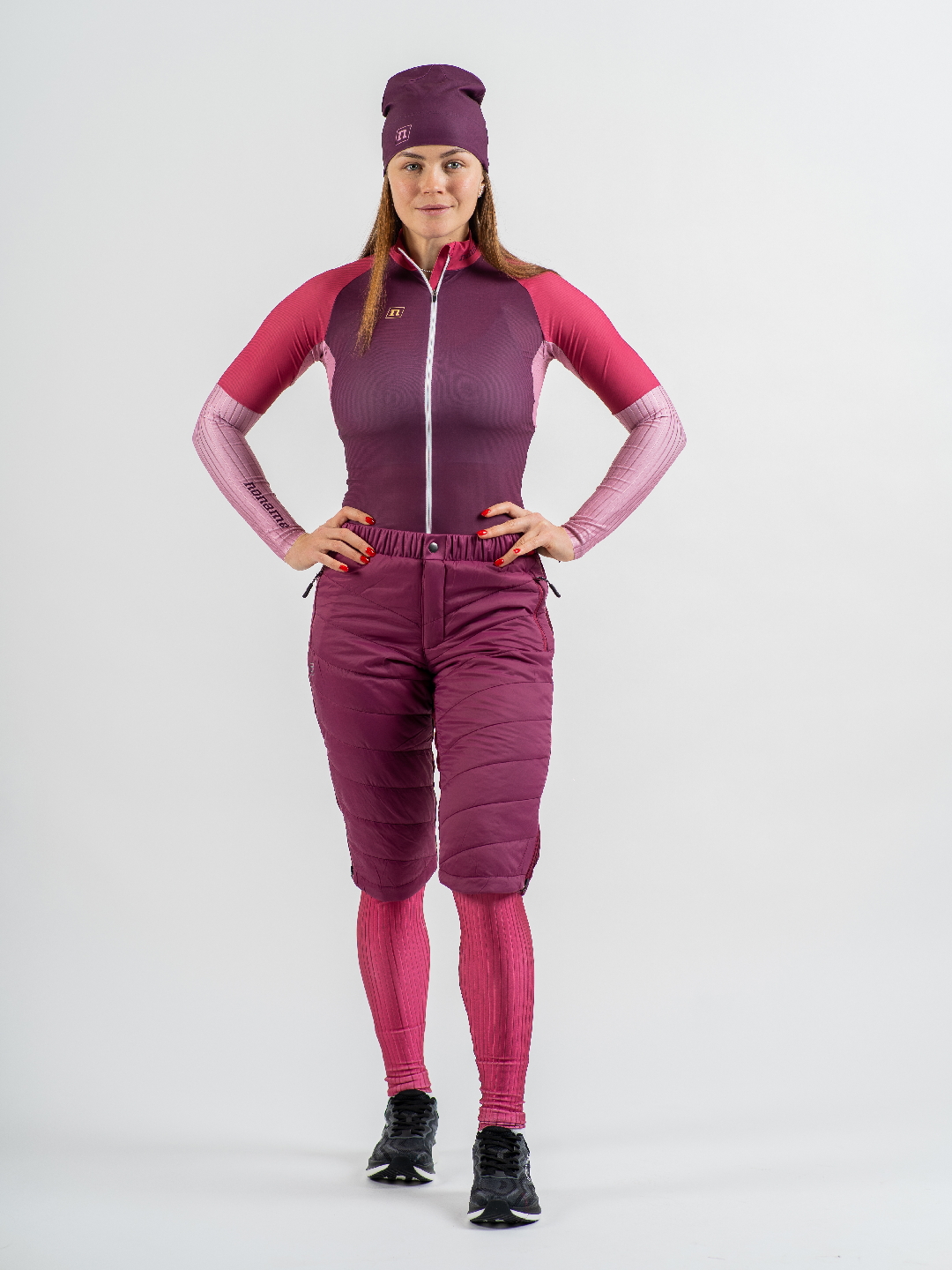 *Шорты NONAME SKI SHORTS 24 WOS WINE RED/DK RASBERRY