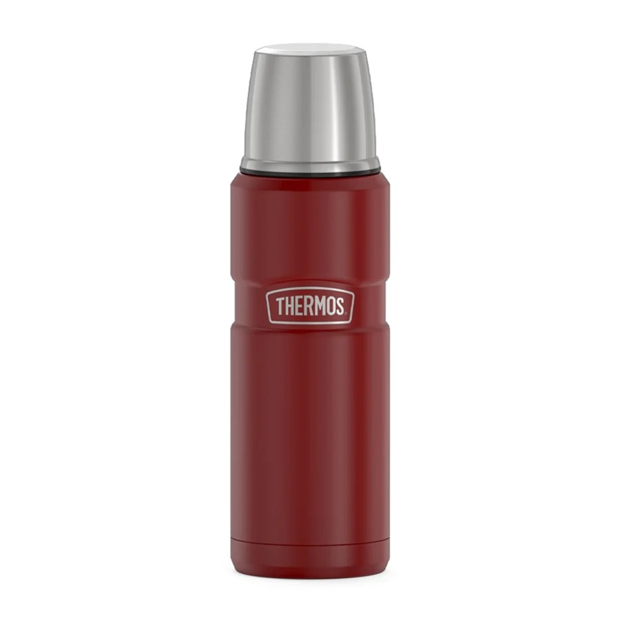 Термос из нерж. стали тм SK2000 Rustic Red