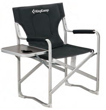 King Camp 3821 delux director chair кресло скл. алюм (87/62х54х41/84)