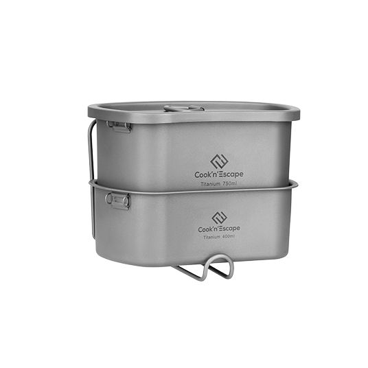 CA2117 Titanium Canteen Mesh Kit набор походной посуды