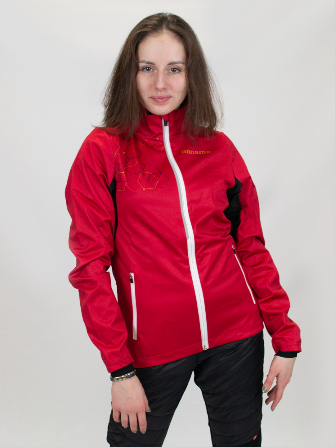 *Куртка NONAME PRO SOFTSHELL JKT 22 WOS BURGUNDY/GOLD