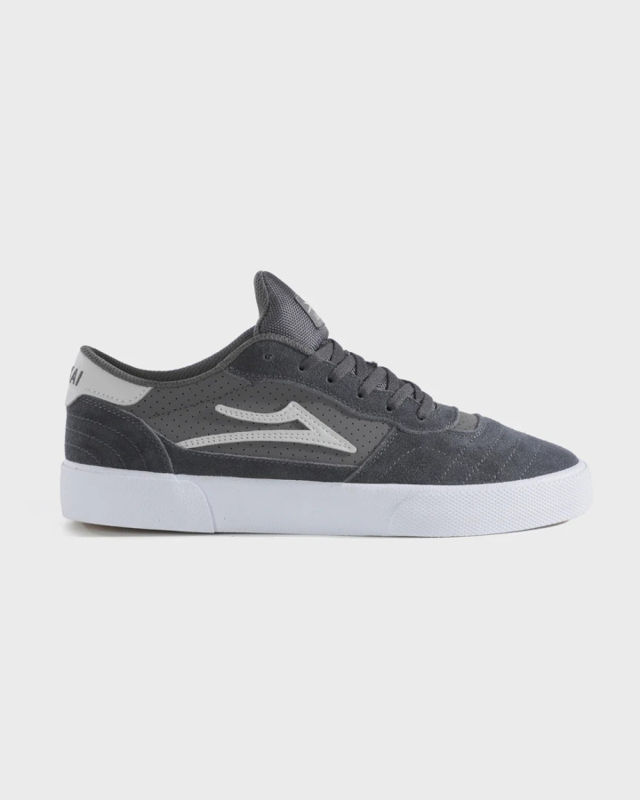 Кеды Lakai Cambridge (42, CHARCOAL SUEDE/WHITE, , , , , )