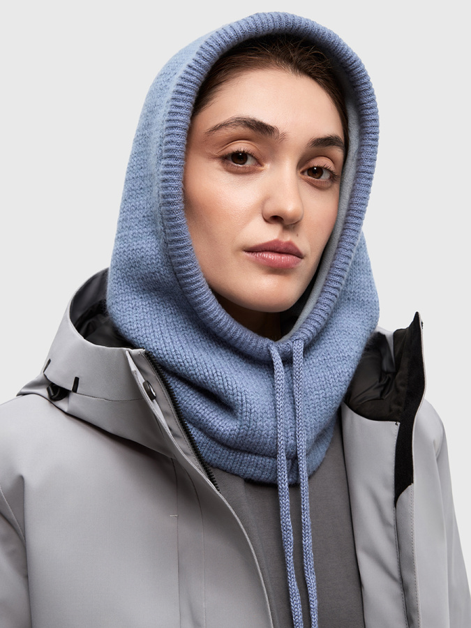 *100660 Капор вязанный UDA (One Size, 134 буря, , , , , )