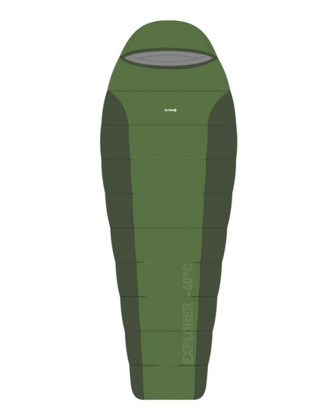 Спальный мешок Explorer -40C right (Long, 3142/т.оливковый/эвкалипт, , , , , )