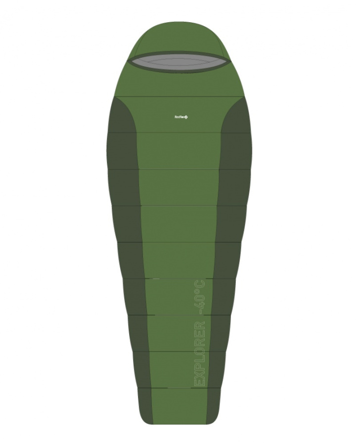 Спальный мешок Explorer -40C right (Long, 3142/т.оливковый/эвкалипт, , , , , )