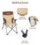 King Camp 2225 polar c30 кресло скл. сталь (84х59х101см, бежевый-коричневый)