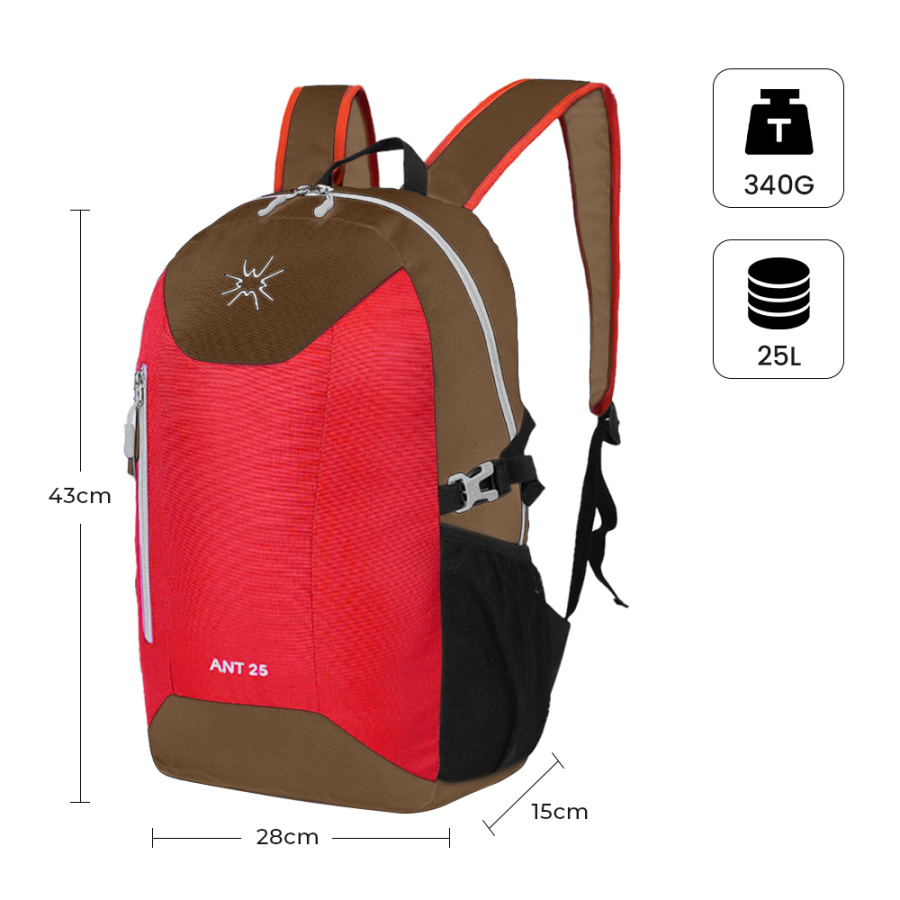 B0209 ANT 25 Рюкзак (25 розовый-коричневый)