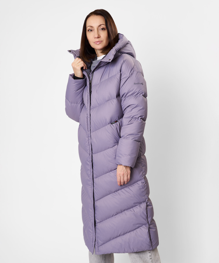 Пальто пуховое Astra Женское (XL, 0700/т.лиловый, , , , , )