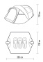 Talberg solar quick палатка talberg (зелёный)