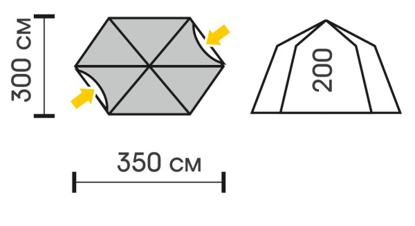 Talberg arbour auto шатёр talberg (зеленый)