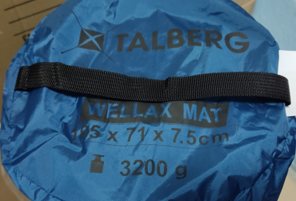 Talberg wellax mat самонадувающиеся коврики (синий 195x71x7,5 см)