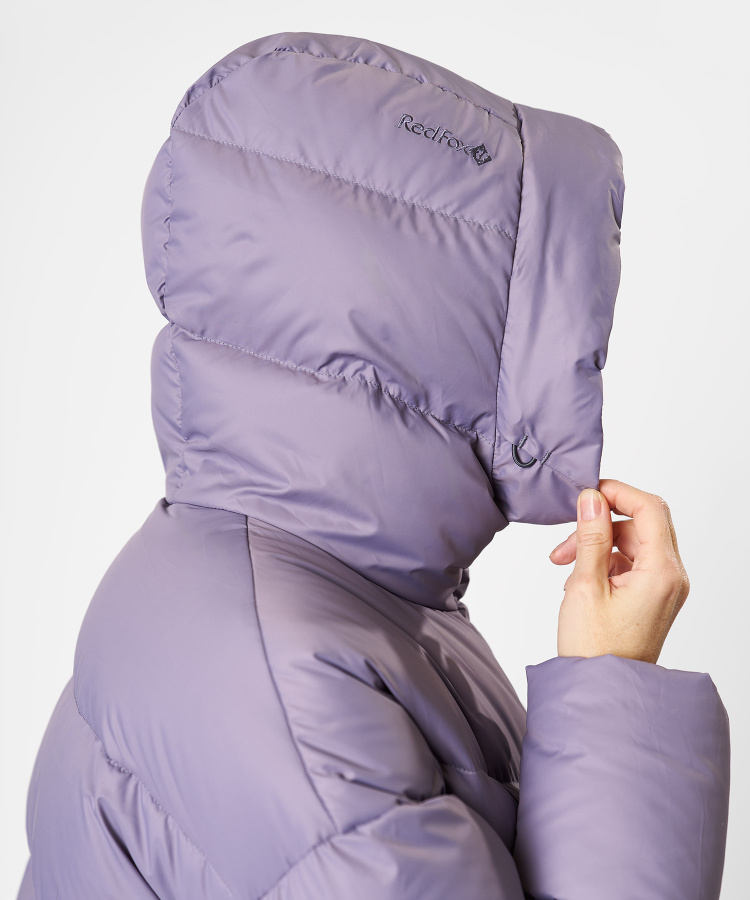 Пальто пуховое Astra Женское (XL, 0700/т.лиловый, , , , , )