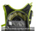 B0462 CYCLING BAG Рюкзак (черный/зеленый)