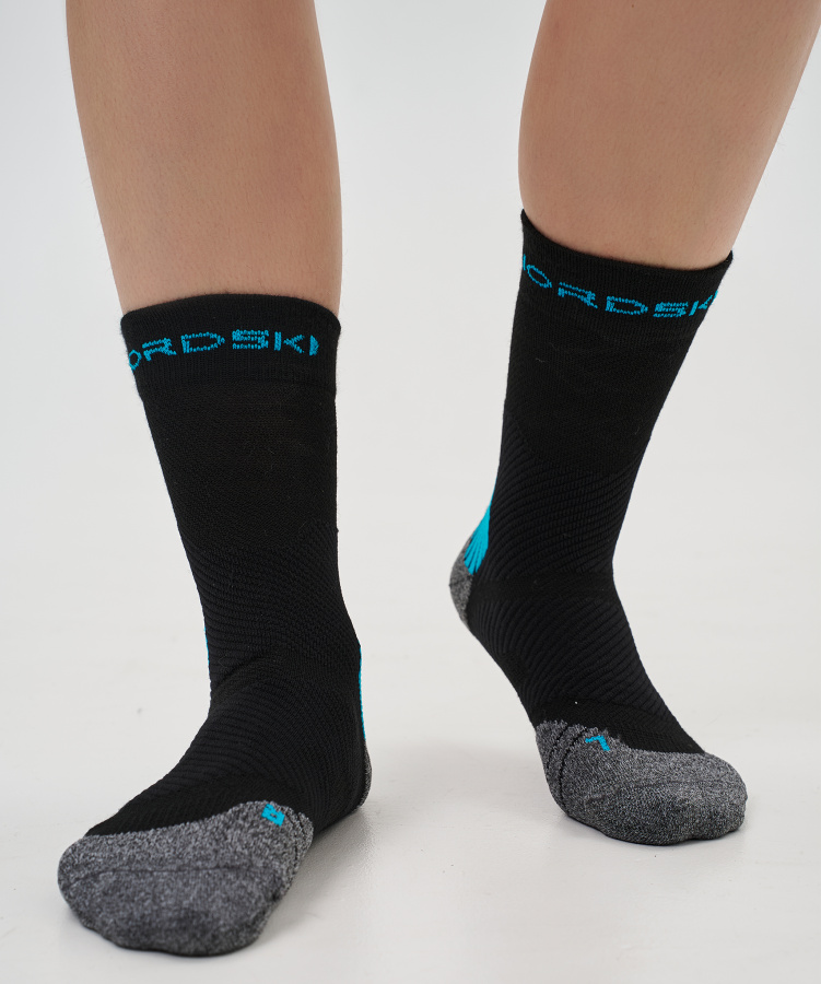 Носки Winter Run Black/Light Blue (42-45, BLACK/LIGHT BLUE, , , , , )
