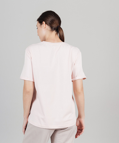 Футболка Nordski Simple Logo Soft Pink W (36, Soft Pink, , , , , )