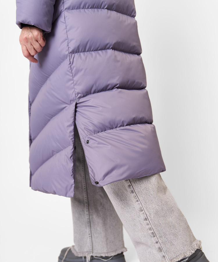 Пальто пуховое Astra Женское (XL, 0700/т.лиловый, , , , , )