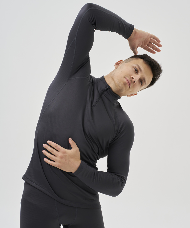 Рубашка Nordski Intense Half Zip Grey (54-2XL, Grey, , , , , )