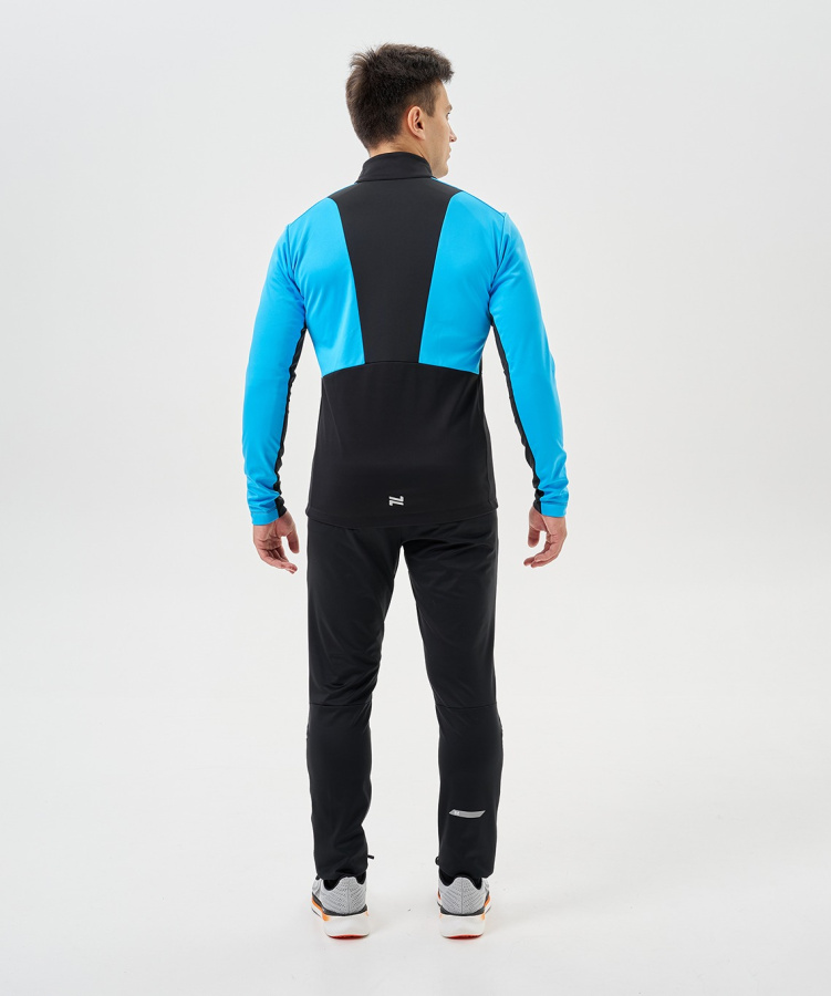Тренировочная куртка Nordski Advance Light Blue/Black (52-XL, Light Blue/Black, , , , , )