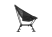 Atepa 2405 ultralight square low chair кресло скл. (черный)
