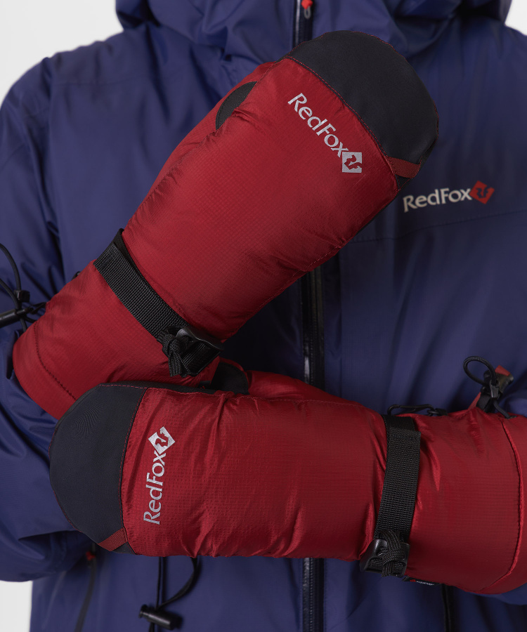 Рукавицы пуховые K2 Extreme II (XL, 1210/т.красный/черный, , , )