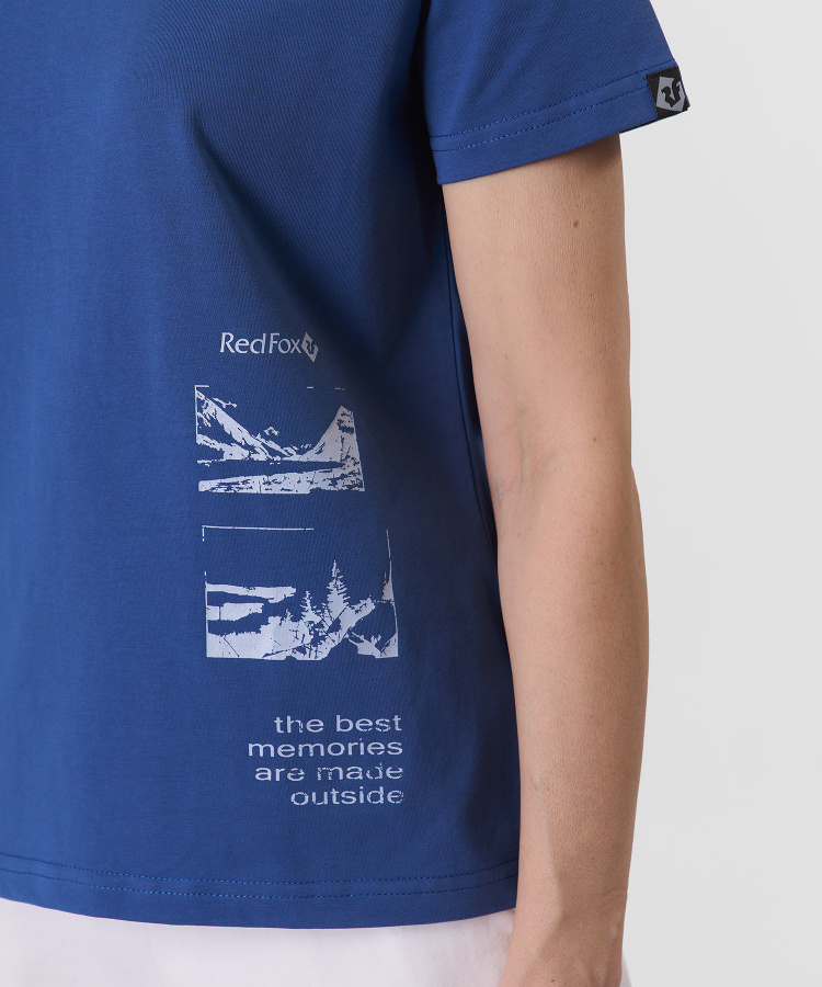 Футболка Memory Женская (XL, 9700/деним, , , , , )