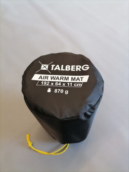 Talberg air warm mat коврик надувной с утеплителем (192х64х11, синий)