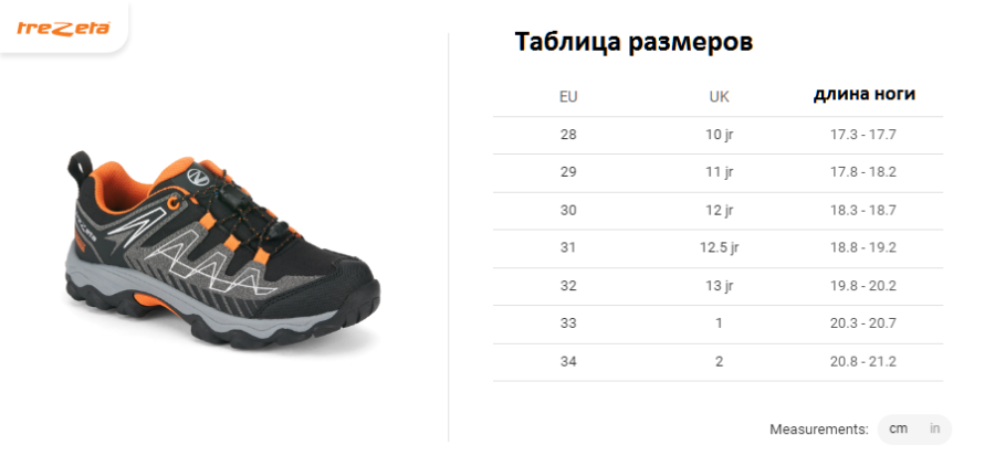 Ботинки THUNDER WP KID (31, Grey/Orange, , , )