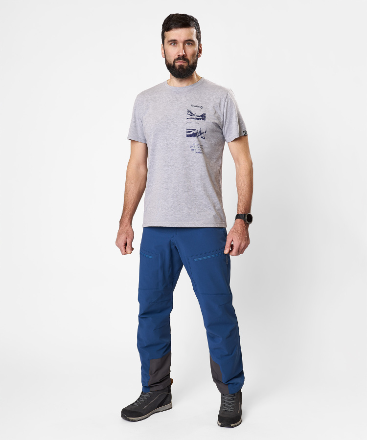Брюки Yoho Softshell R Мужские (L, 8800/серо-синий, , , , , )