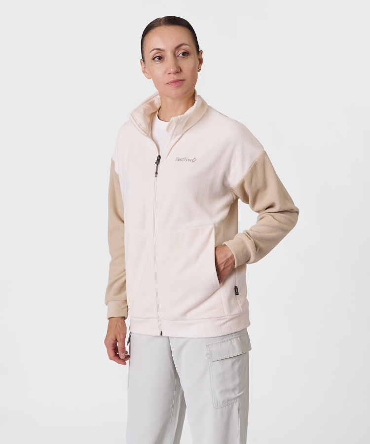 Джемпер Camp Jacket Женский (S, 8035/белый/бежевый, , , , , )