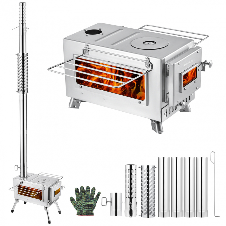 King Camp 2320 hot tent stove plus печка