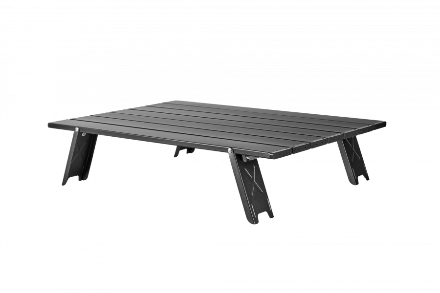 2403 MINI ALUNIUM TABLE L стол скл. алюм (серебристый)