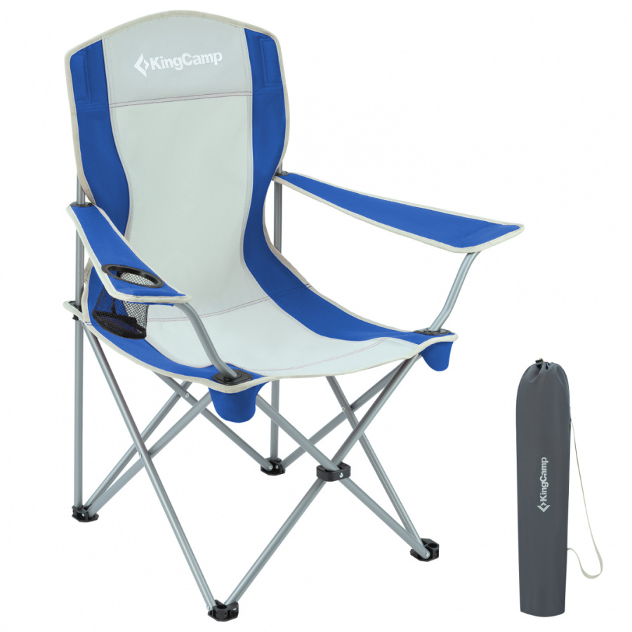 3818 Arms Chair кресло скл. cталь (84Х50Х96, черно-серый)