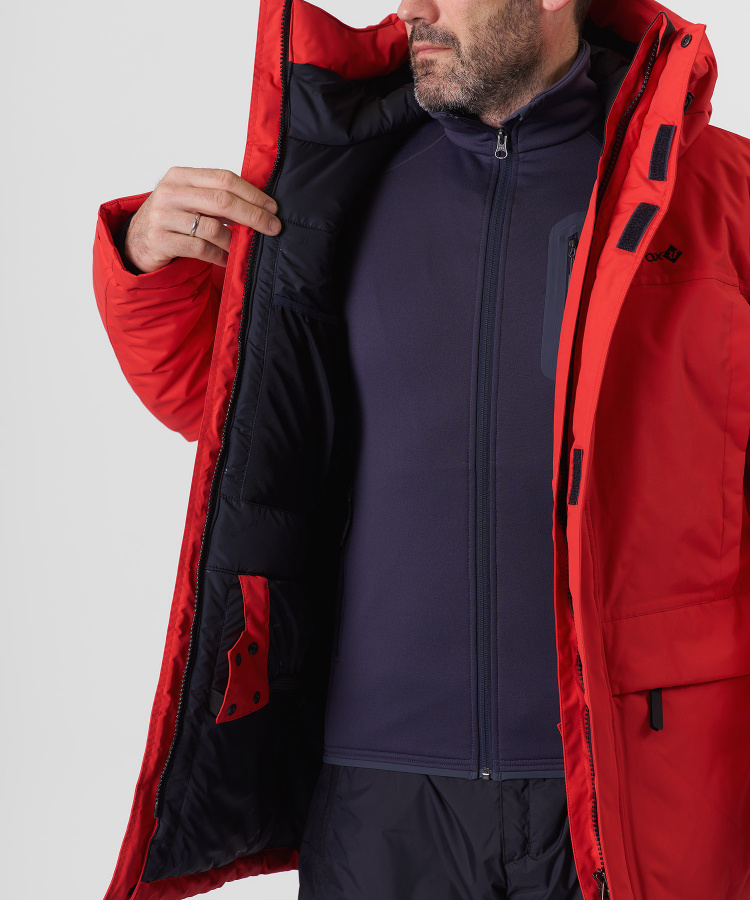 Куртка утепленная Snow Man lV Мужская (XXL, 1300/красный, , , , , )