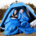 King Camp 3221 oasis 250s -3c 140+25 х 70 см спальный мешок (синий, левый)