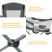 King Camp 3818 arms chair кресло скл. cталь (84х50х96, черно-серый)