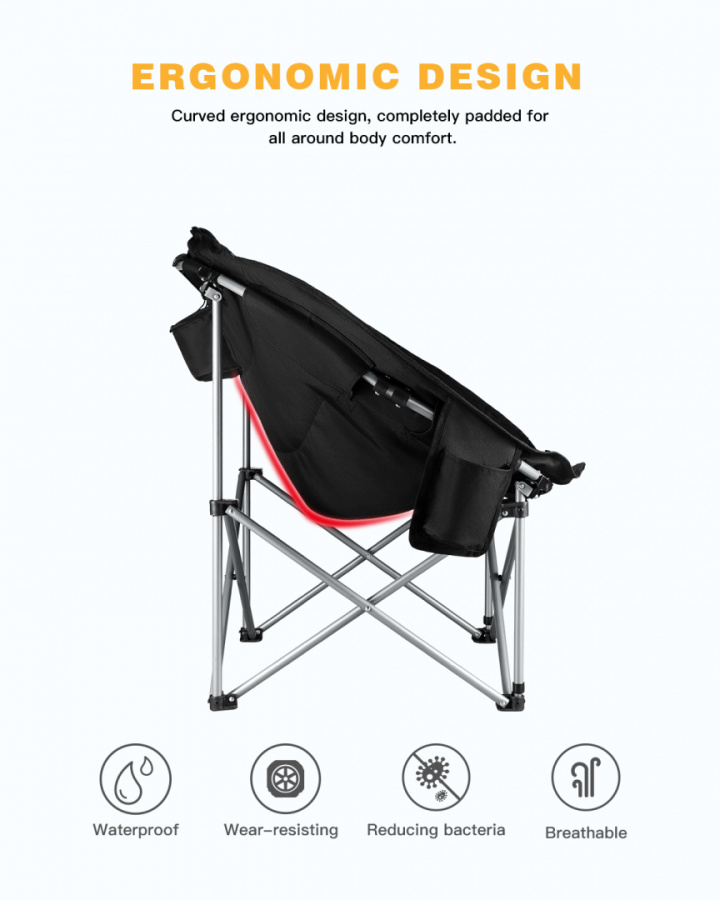 3816 Moon Leisure Chair кресло скл. cталь (84Х70Х80 синий)