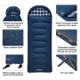 King Camp 2212 cloud 400 -15°с 230х90 спальный мешок (-15с, синий правый)