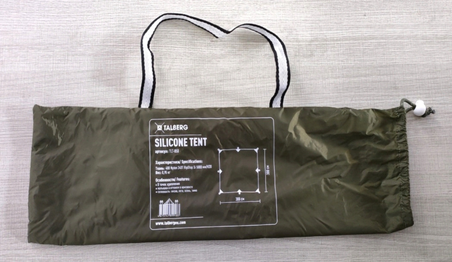 SILICONE TENT тент 3X3м Talberg (3X3)