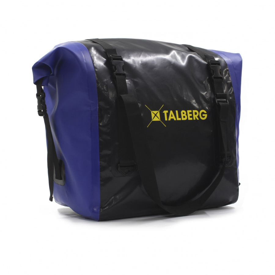 Гермосумка с широким входом HUNT DRY BAG PVC 90 (черный/василёк)