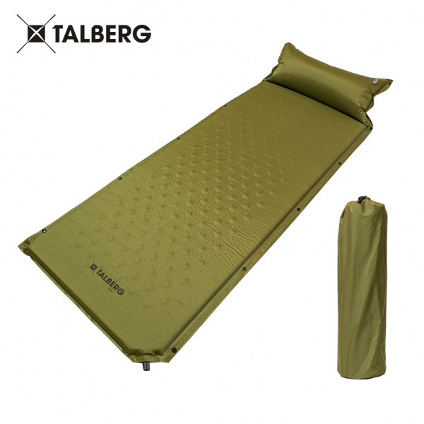 Talberg basic large mat самонадувающиеся коврики (195х70х5,оливковый)