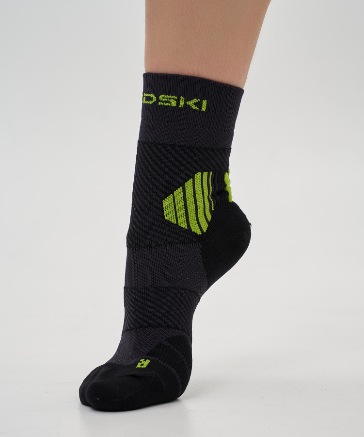 Носки Run All year Black/Lime (42-45, Black/Lime, , , , , )