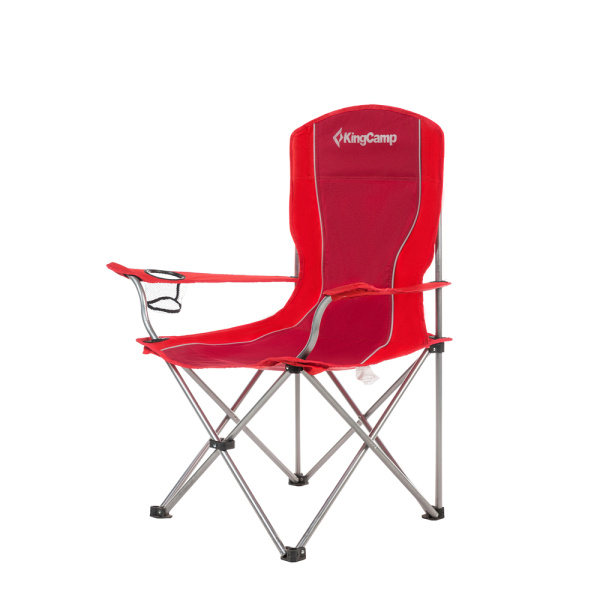 King Camp 3818 arms chair кресло скл. cталь (84х50х96, черно-серый)