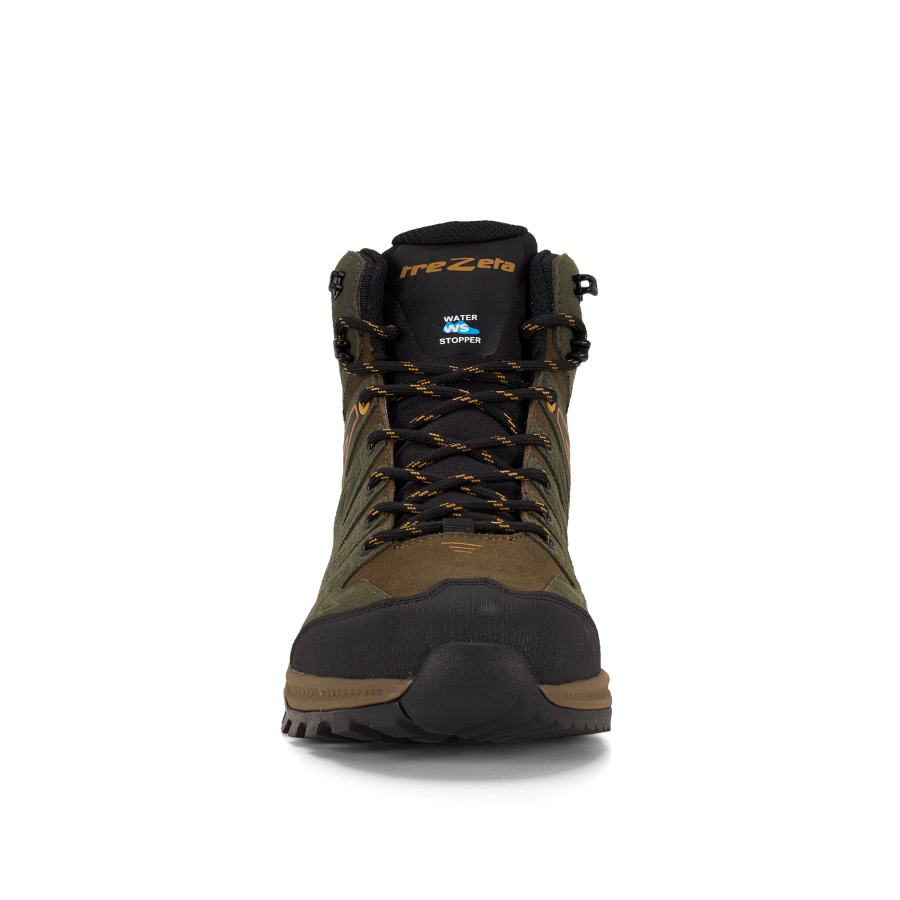 Ботинки THUNDER LEATHER MID WP (43, DARK GREEN / HONEY, , , , , )
