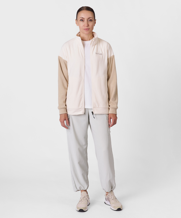 Джемпер Camp Jacket Женский (S, 8035/белый/бежевый, , , , , )