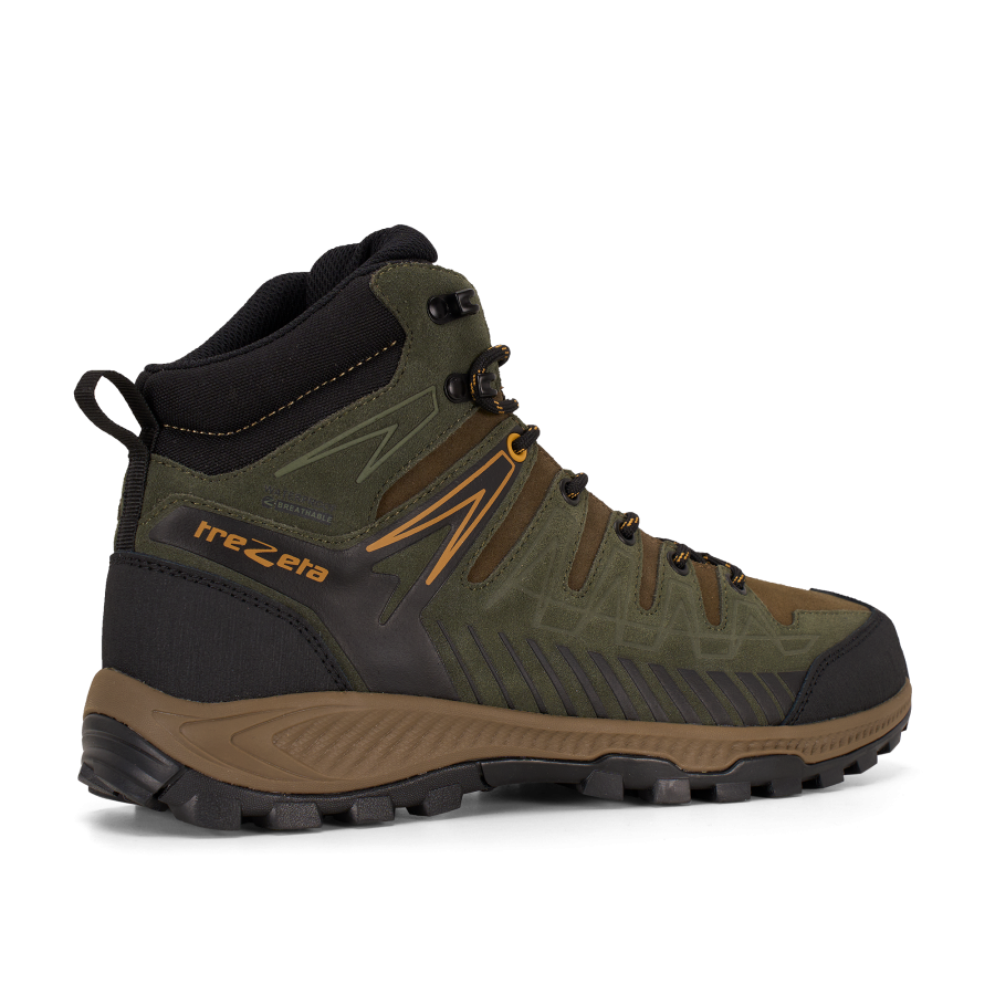 Ботинки THUNDER LEATHER MID WP (43, DARK GREEN / HONEY, , , , , )