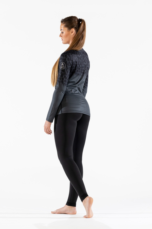 Термобелье футболка COZY JAG CREW NECK женская (XL, 020 Black, , , , , )