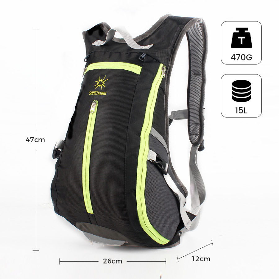 B0460 CYCLING BAG Рюкзак (черный)