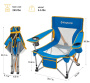 King Camp 2135 larch beech chair кресло скл. сталь (синий)