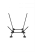 Atepa 2405 ultralight square low chair кресло скл. (черный)